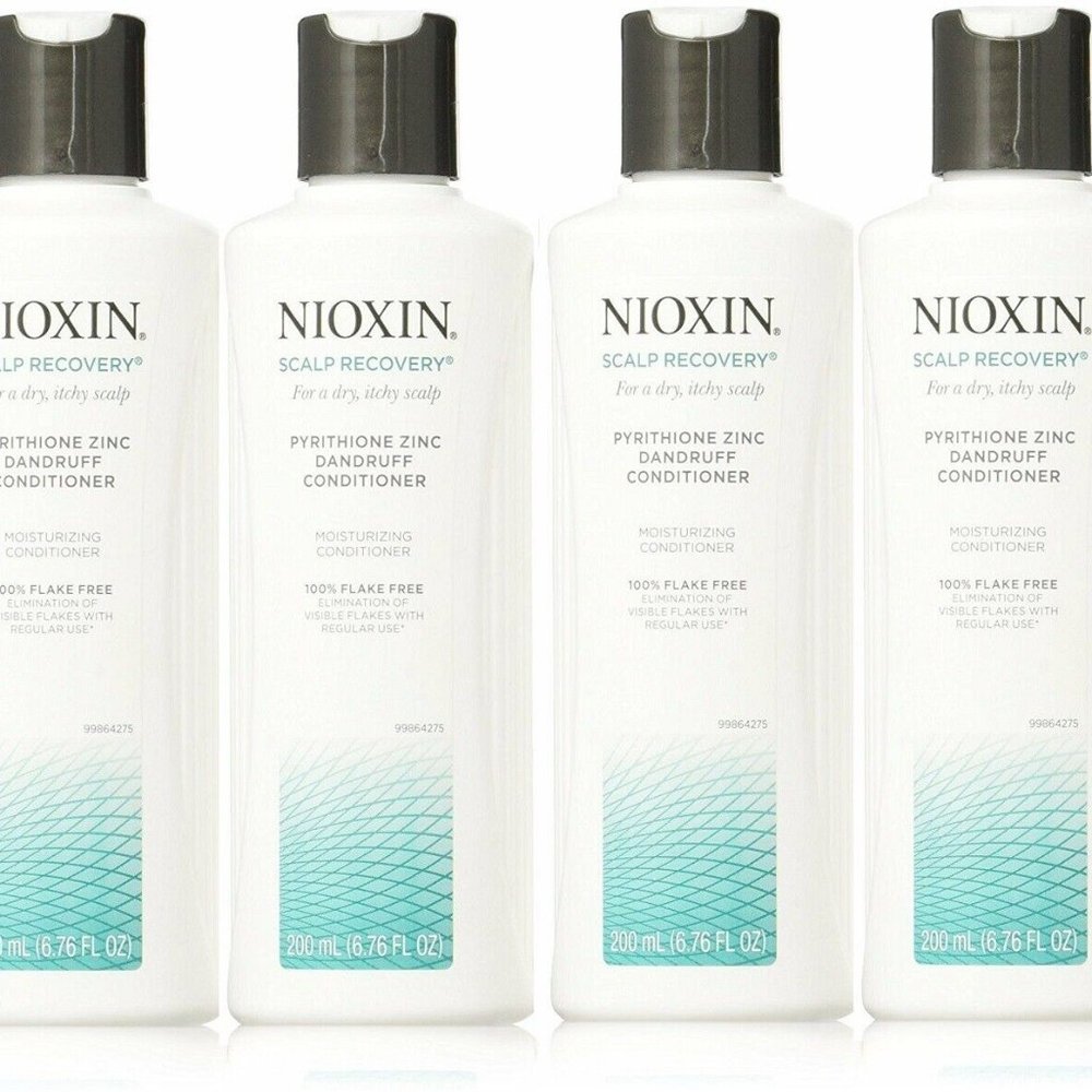 4 PACK Nioxin Scalp Recovery Dandruff Conditioner for dry itchy scalp  6.7 oz ea